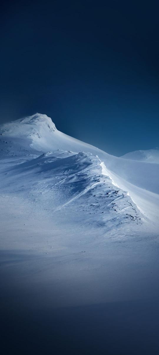 Snowy Mountain Ridge