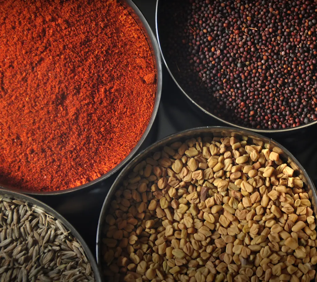 Spice Assortment Close-up - Related Dark Wallpapers wallpaper