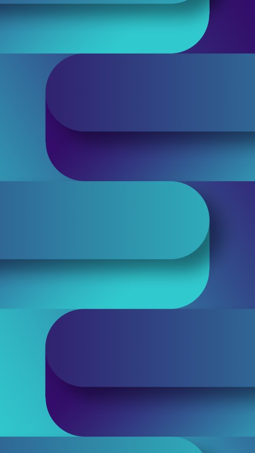 Teal Purple Layers - abstract Wallpaper