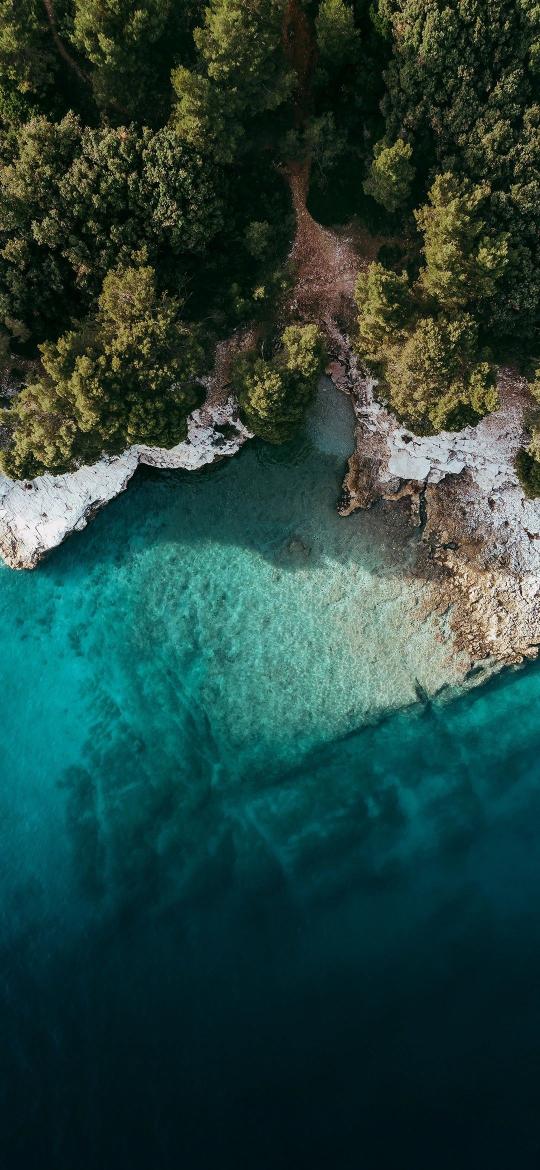 Turquoise Cove Aerial View - Related Dope Wallpapers wallpaper