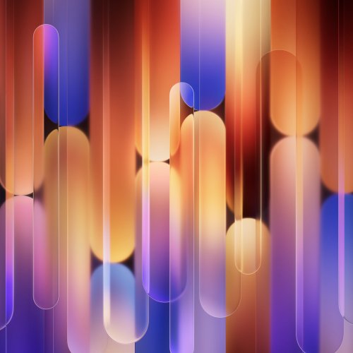 Vibrant Abstract Glass Forms