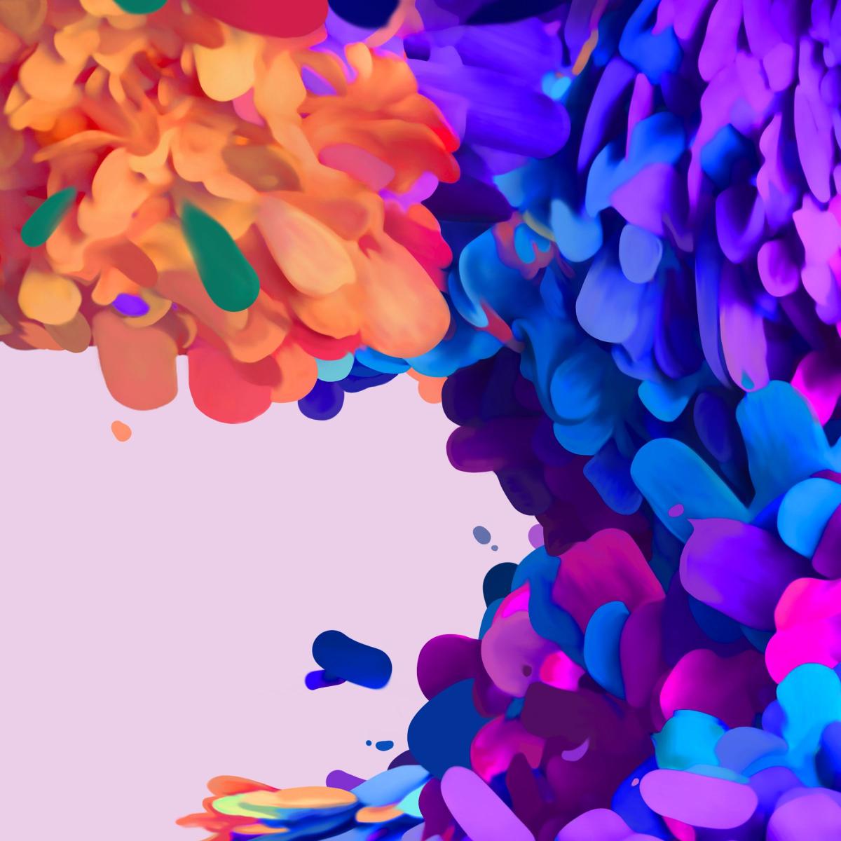 Vibrant Abstract Swirls