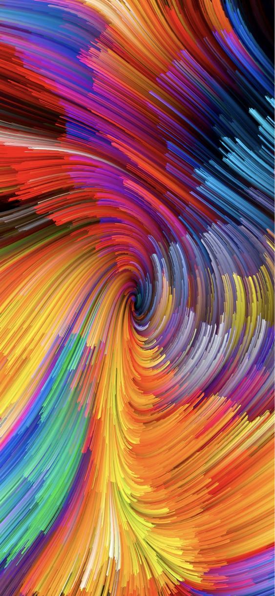 Vibrant Color Swirl