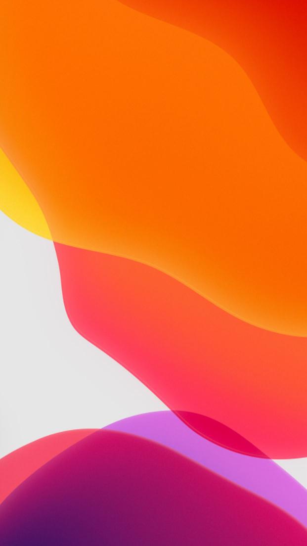 Vibrant Gradient Waves - apple Wallpaper