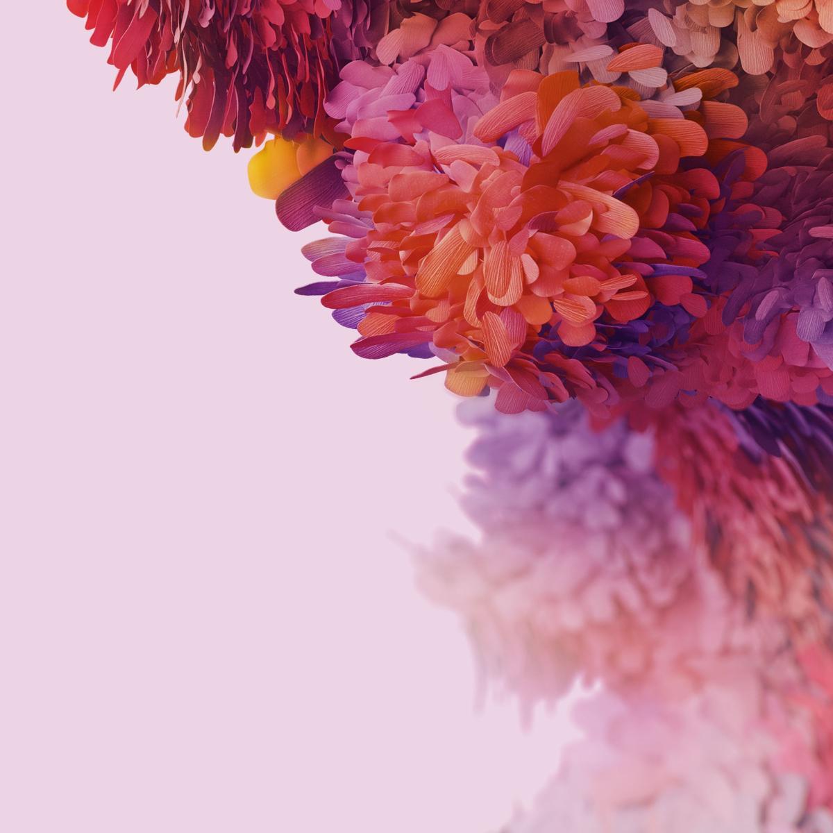 Vibrant Petal Cascade - Related Dark Wallpapers wallpaper