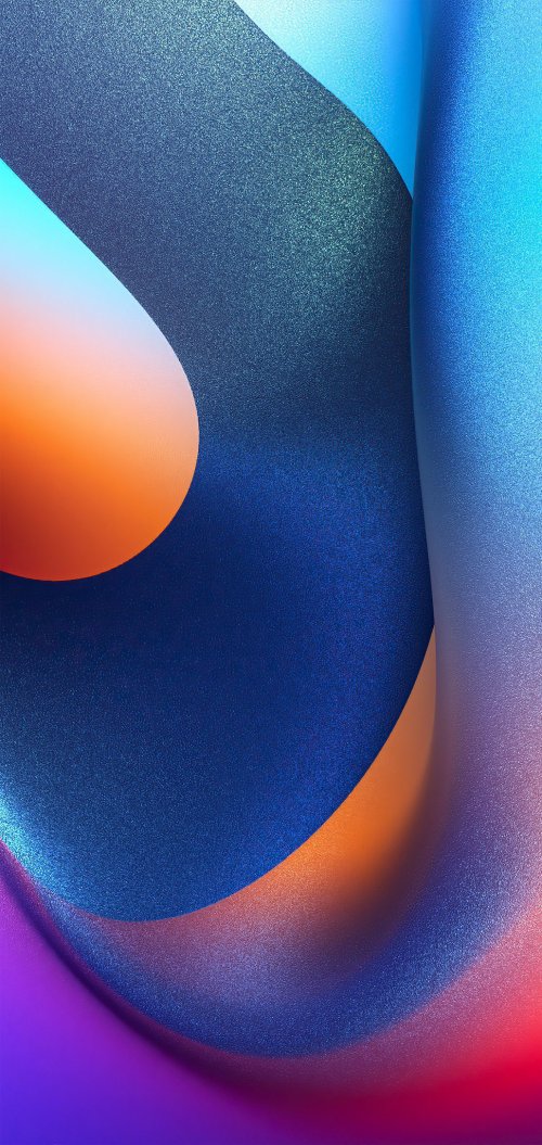 Vibrant Textured Waves - abstract Wallpaper
