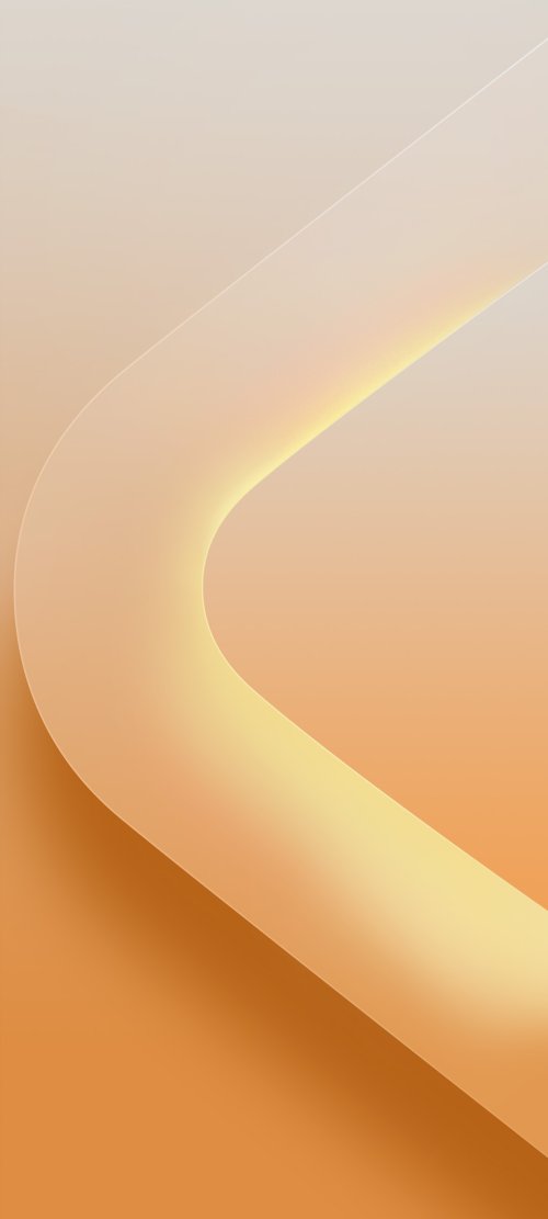 Warm Abstract Curve Wallpaper