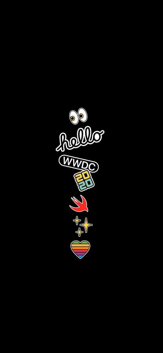 WWDC 2020 Sticker Collection - apple Wallpaper