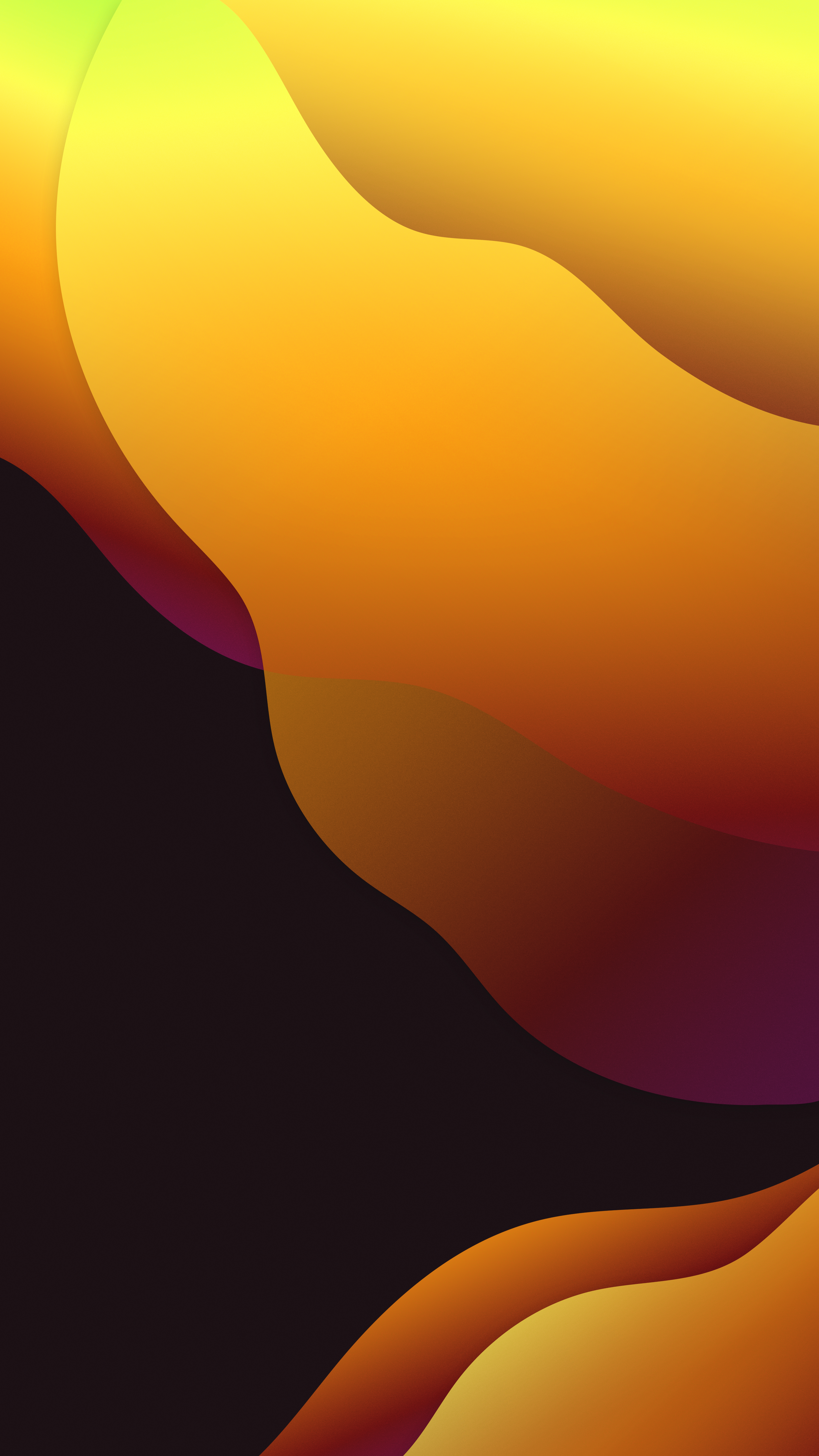 Warm Gradient Waves - gradient wallpaper for StockWalls
