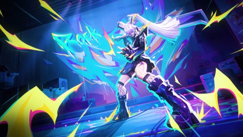 Cyberpunk Rocker Girl
