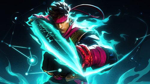 Cyberpunk Warrior with Blade - Related Anime Wallpapers wallpaper
