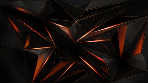 Geometric Ember Glow