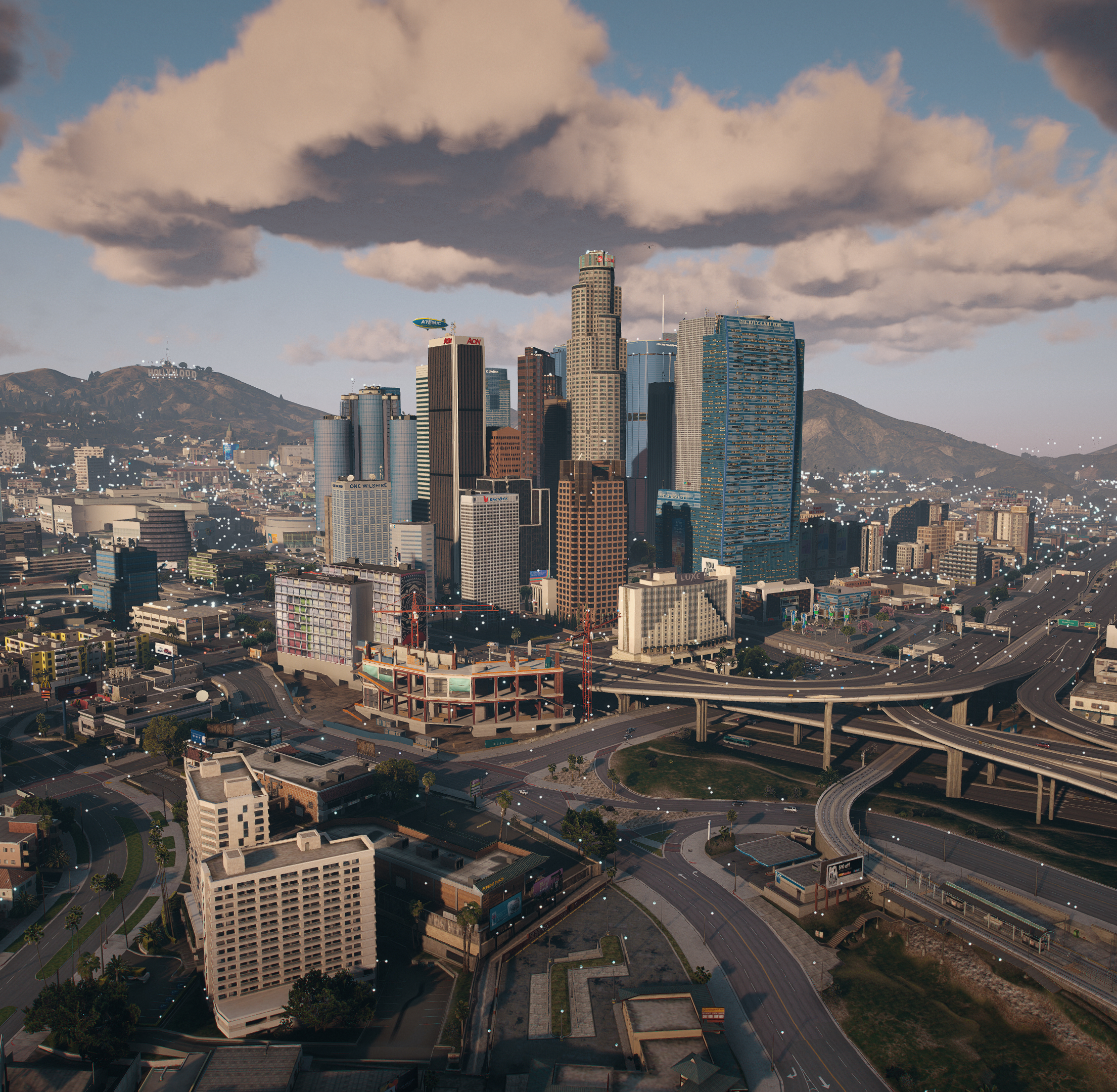 Los Santos City Skyline - games wallpaper for Tablet