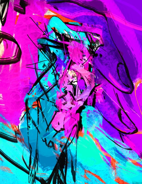 Vibrant Abstract Brushstrokes - Related Ghetto Wallpapers wallpaper